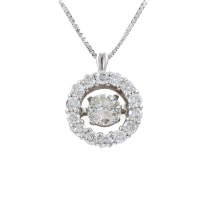 0.53ct Centre Diamond Pendant