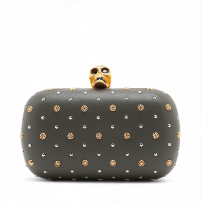 Alexander McQueen Studded Skull Clutch