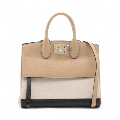Ferragamo Gancini Small Studio Tote