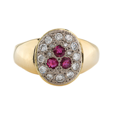 Ruby and Diamond Ring