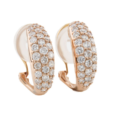 1.00ct Diamond Clip-on Earrings