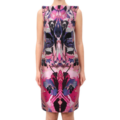 Alexander McQueen Structured Collar Dress