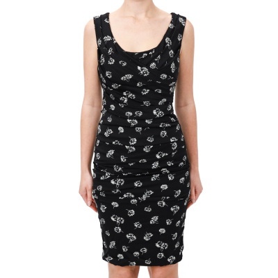 Dolce & Gabbana Black/White Daisy Dress