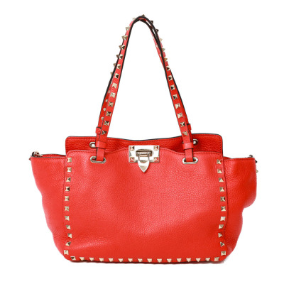 Valentino Small Rockstud Tote Bag