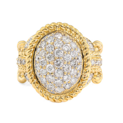1.38ct Diamond Gold Ring 12.5g