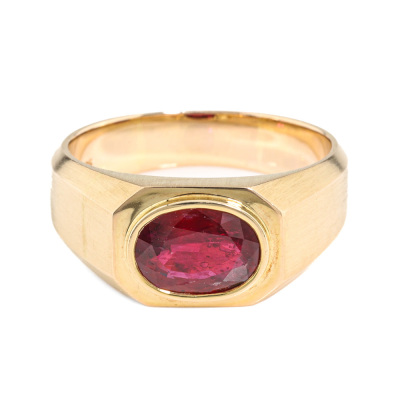 1.90ct Ruby Gold Ring