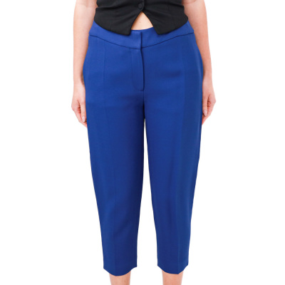 Alexander McQueen Cobalt Cropped Pants 42