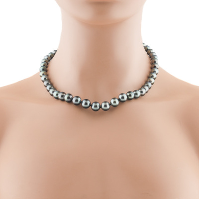 8.0mm- 10.8mm Tahitian Pearl Necklace