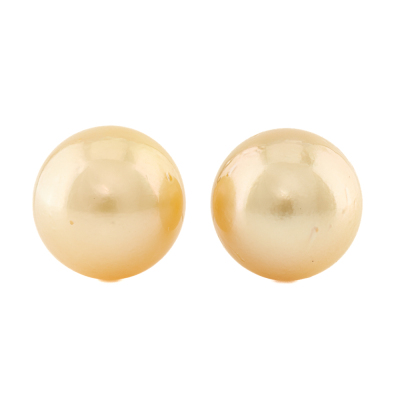 13.4-13.5mm South Sea Pearl Earrings