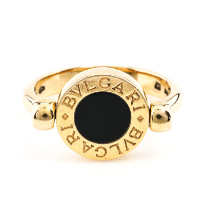 Bvlgari Bvlgari Ring, Onyx & Pink Opal