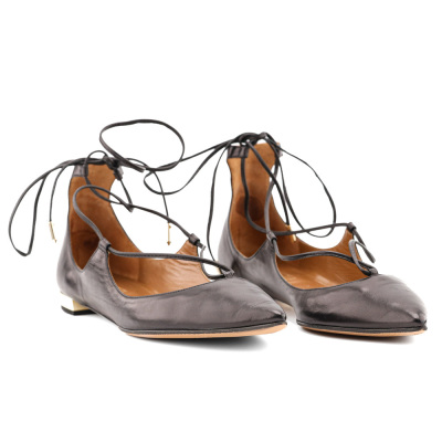 Aquazzura Christy Flat Lace Up EU40
