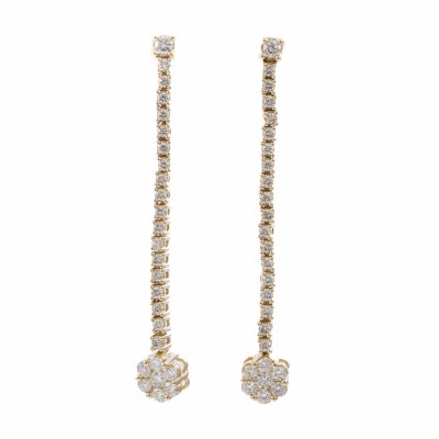 1.54ct Diamond Dress Earrings