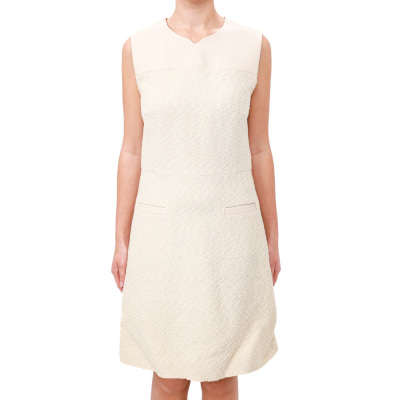 Jason Wu Cream Boucle Sleeveless Dress