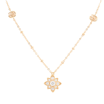 Gucci Flora Diamond Necklace