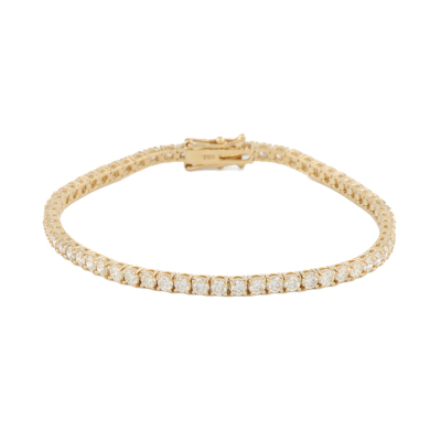 6.07ct Round Diamond Tennis Bracelet