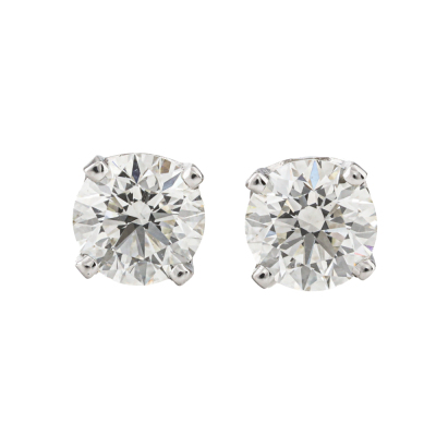 0.88ct Diamond Studs GIA H VS1