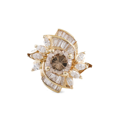 1.35ct Centre Cognac Diamond Ring