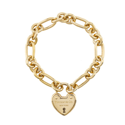 Tiffany & Co. Gold Lock Bracelet 60.2g