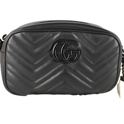 Gucci GG Marmont Shoulder Bag All Black""