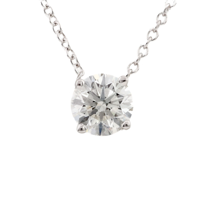 0.60ct Diamond Solitaire Pendant GIA F VVS2