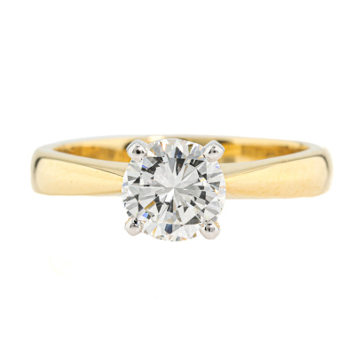 1.00ct Diamond Solitaire Ring GIA G SI1