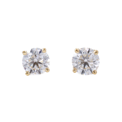 1.00ct Diamond Studs GIA D SI1
