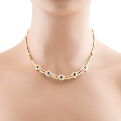 1.70ct Sapphire and Diamond Necklace
