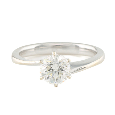 1.01ct Diamond Solitaire Ring GIA J VS1