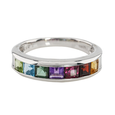 1.20ct Mixed Gemstone Eternity Ring