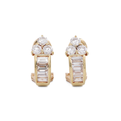 1.40ct Diamond earrings G-H