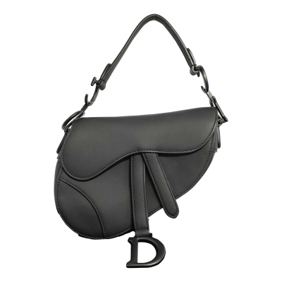 Christian Dior Mini Saddle Ultra Matt Black""