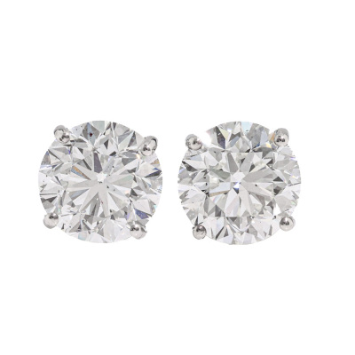 4.01ct Diamond Studs GIA H-I SI1