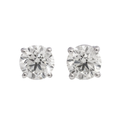 1.00ct Diamond Studs GIA I VVS2
