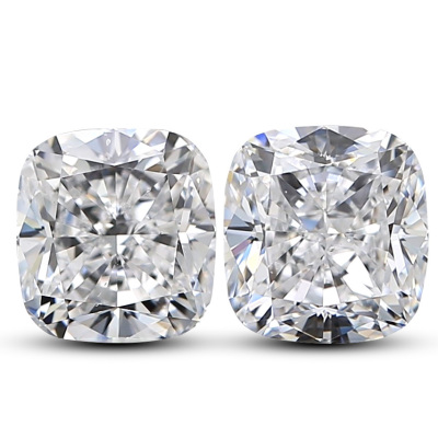 2.03ct Pair of Loose Diamonds GIA D SI1