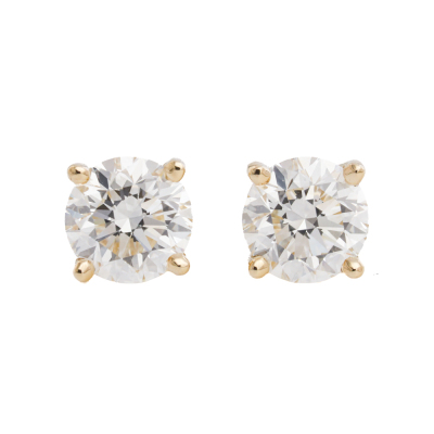 1.00ct Diamond Studs GIA H-I VS1