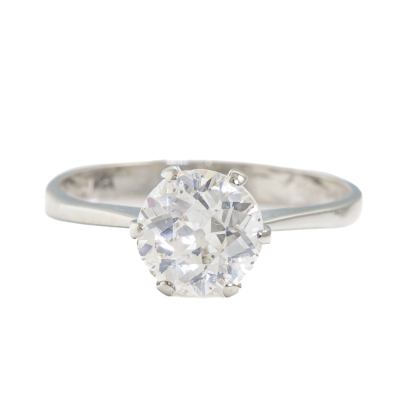 1.45ct Round Diamond Solitaire 18ct Gold Ring