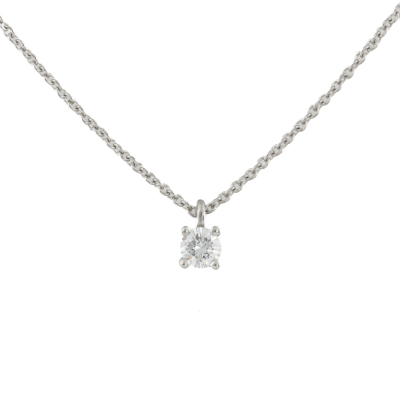 Tiffany & Co Solitaire 0.20ct Diamond Pendant