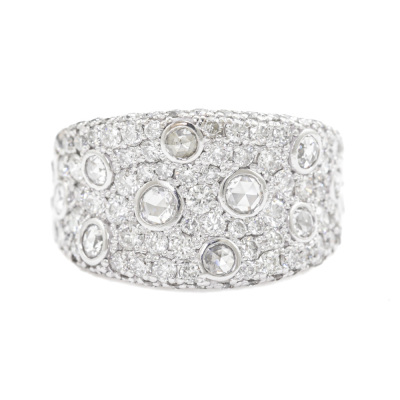 2.30ct Rose & Brilliant Cut Diamond Ring