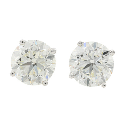 3.01ct Diamond Studs GIA I VS2, J SI1