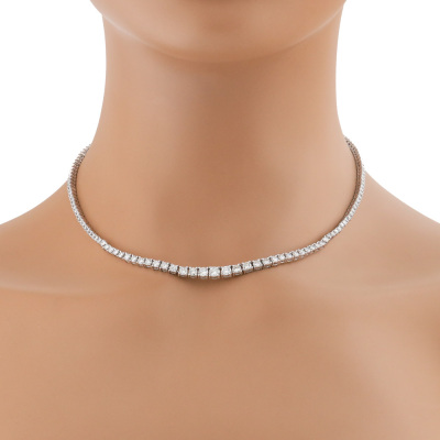 5.50ct Diamond Tennis Necklace