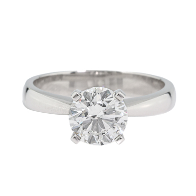 1.51ct Diamond Solitaire Ring GIA F SI1