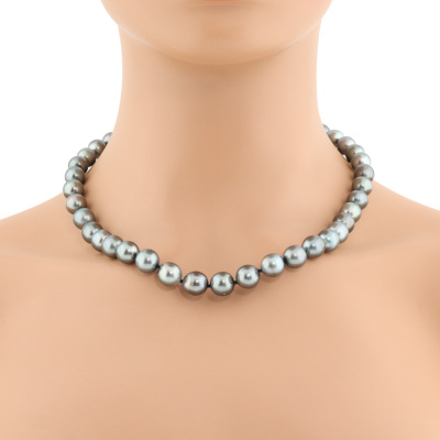 8.5mm-10.9mm Tahitian Pearl Necklace