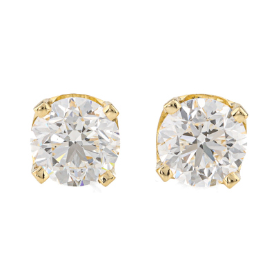 2.01ct Diamond Studs GIA D VS1 & D VS2
