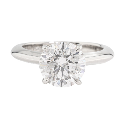 2.01ct Diamond Solitaire Ring GIA F SI2