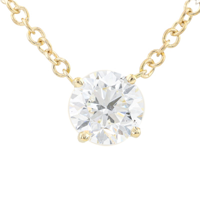 1.00ct Diamond Solitaire Pendant GIA F SI2