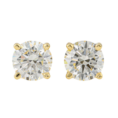 1.00ct Diamond Studs GIA H VS2 & I VS2