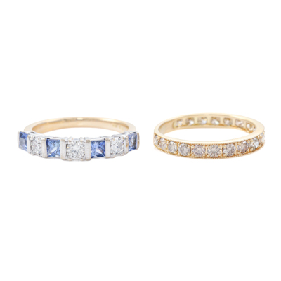 Two Diamond Ring Set