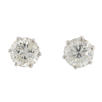 4.10ct Diamond Studs Earrings
