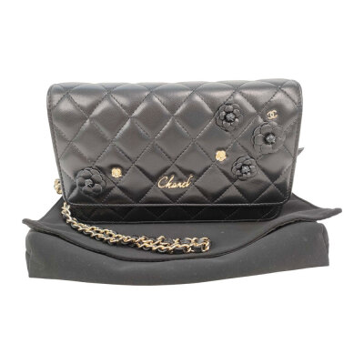 Chanel Camellia Wallet On Chain