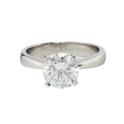 2.01ct Diamond Solitaire Ring GIA G P1